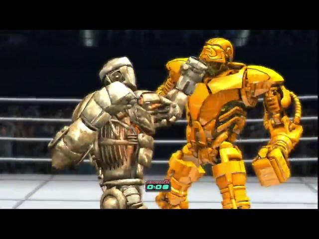 Real Steel-NEW Atom vs RED Midas & GOLDEN ATOM vs GOLDEN ZEUS(ЖИВАЯ СТАЛЬ)-ЗОЛОТЫЕ БОЙЦЫ