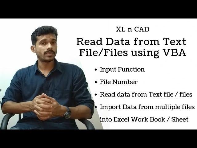 How to Import data from a Text File into Excel