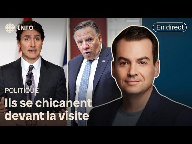 Ça va mal dans les relations Québec-Ottawa : regardez en direct l’émission L’agenda