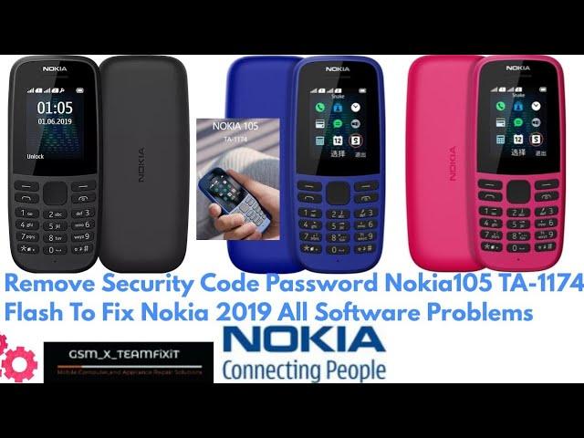 Nokia105 Ta1174 Security Code Reset |Ta1174 Spd Flash File|Nokia105 Ta1174 imei Repair Network Fix √