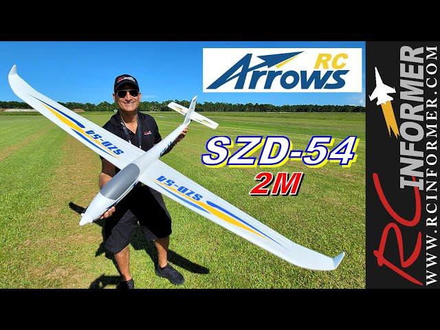 ARROWS *NEW* SZD-54 2 M Glider Unbox, Fly, and Rebox By: RCINFORMER