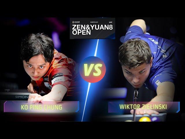 KO PING CHUNG VS  WIKTOR ZIELINSKI | 2024 ZEN&YUAN8 OPEN 2 #9ballpool #highlights