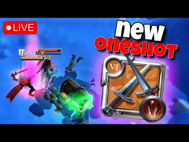 LIVE - New Oneshot Daggerpair | Solo Gank | Albion Online