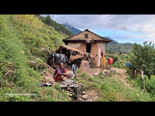 Beautiful Nepali Mountain Village Traditional Life of Nepal | Most Peaceful And Relaxing Daily Life