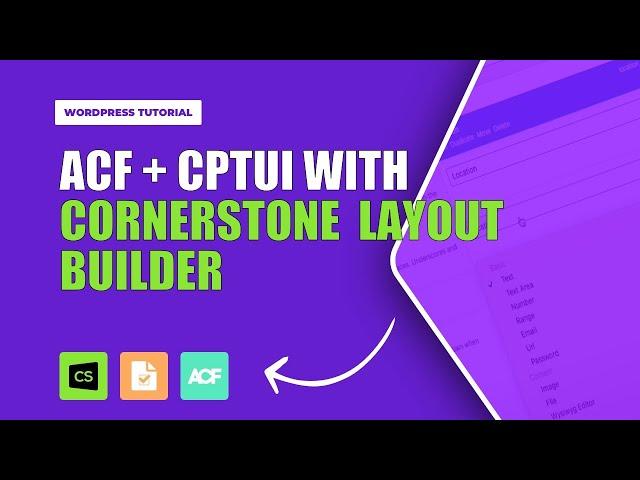 Harness the power of Pro Theme's layout builder in combination with ACF & CPTUI