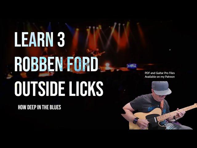 Robben Lines from "How Deep In The Blues Live"