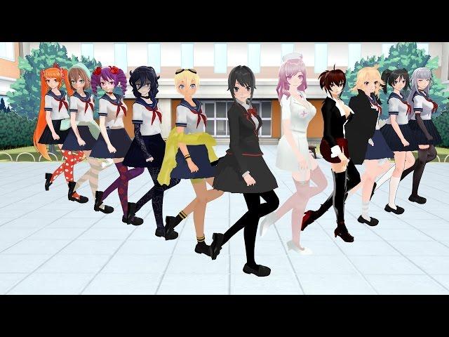 [MMD] Drop it - Yandere Simulator - Rivals and Ayano