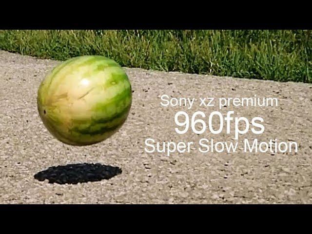 Sony Xperia XZ Premium Slow Motion 960fps