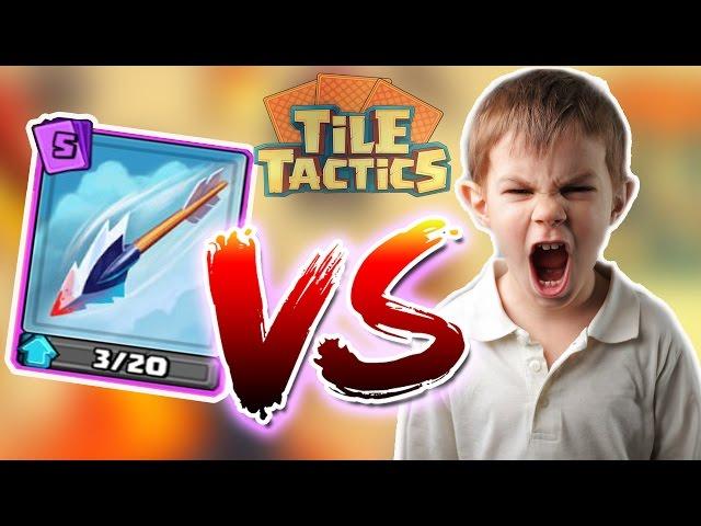 ТРОЛИНГ противников ОДНОЙ СТРЕЛОЙ !!! в игре Tile Tactics - 5 ПОБЕД ПОДРЯД !!!