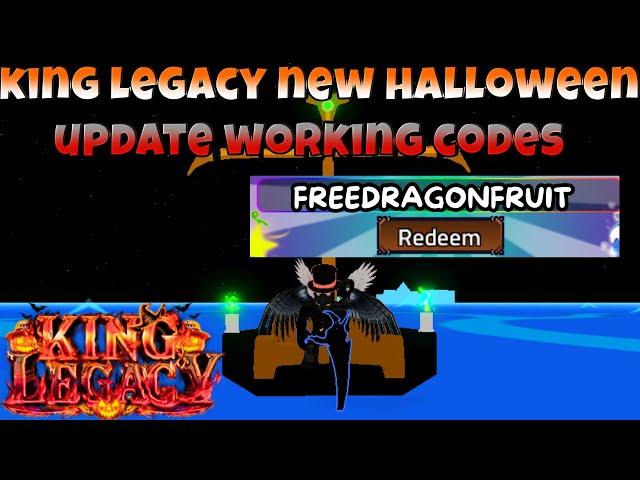 ALL NEW KING LEGACY HALLOWEEN UPDATE WORKING CODES!! AND GIVEAWAYS