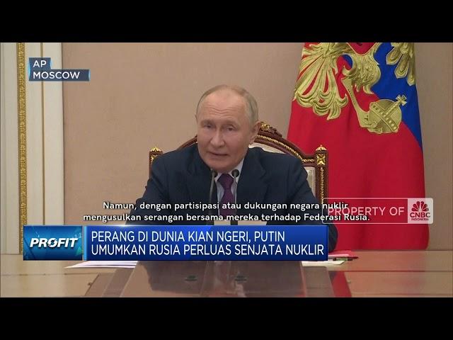 Perang di Dunia Kian Ngeri, Putin Umumkan Rusia Perluas Senjata Nuklir