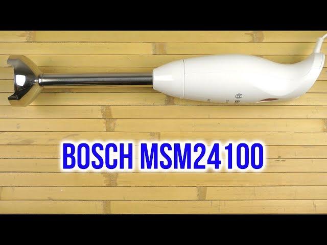 Распаковка BOSCH MSM24100