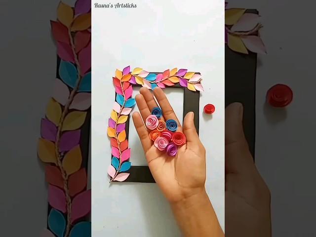 Photo frame | paper craft | easy photo frame | #diy #shorts #ytshorts #frame #viralshorts #youtube