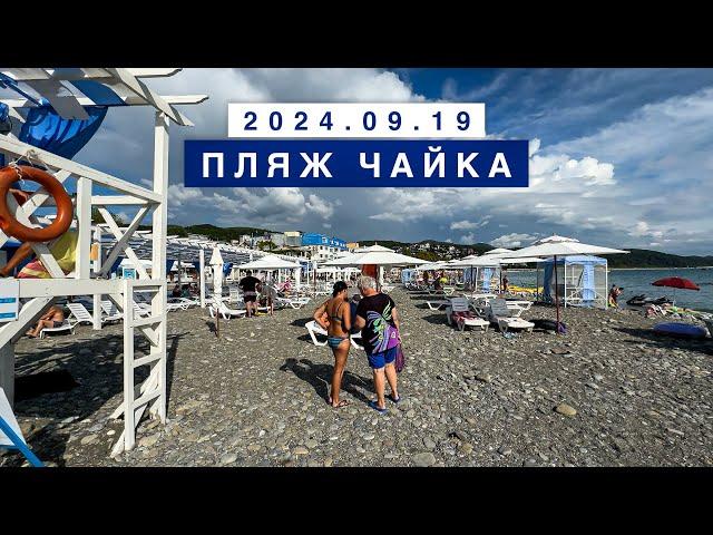 На море в поселке Лазаревское, 19 сентября 2024, пляж Чайка.