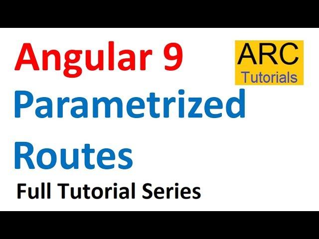 Angular 9 Tutorial For Beginners #33 - Parameterized Routes