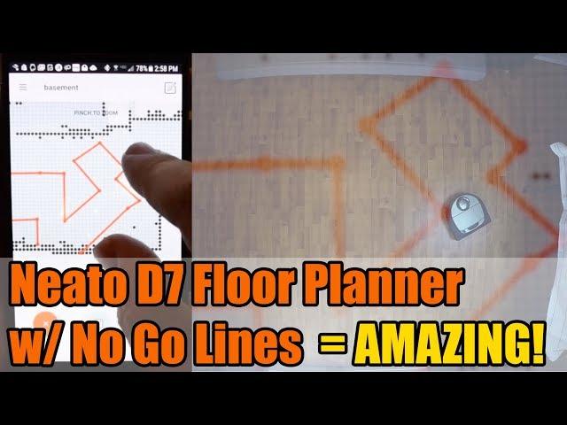 Neato D7 - FloorPlanner with NoGO Lines = AMAZING!!