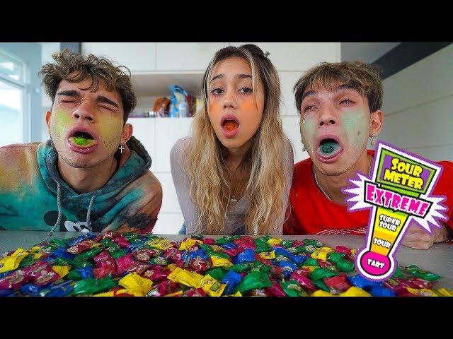 First To Finish Extreme Sour Candy Wins CRAZY PRIZE!