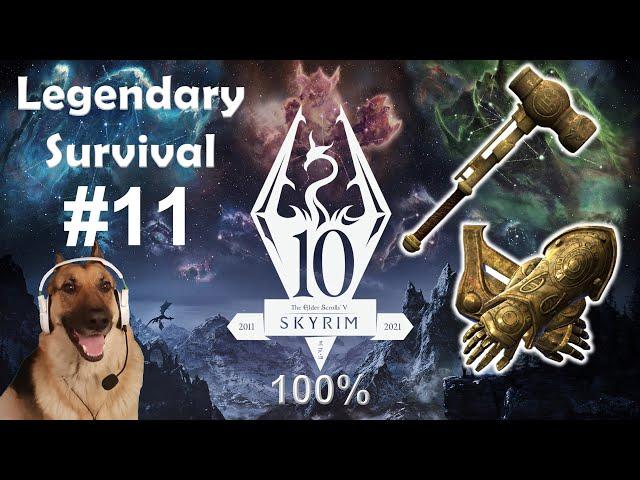 Skyrim Anniversary Edition Legendary Survival 100% - Legends Lost - Ep 11