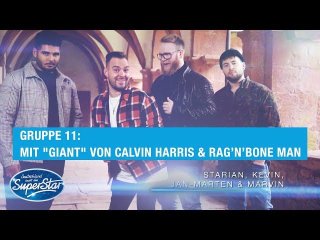 Gruppe 11: Starian, Kevin, Marvin & Jan mit "Giant" von Calvin Harris & Rag’n’Bone Man | DSDS 2021