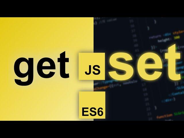 Getter & Setter in JavaScript / ES6