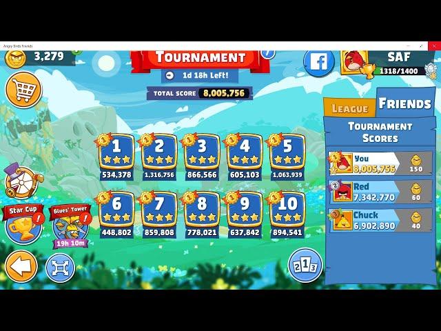 Angry Birds Friends. Tournament (29.08.2024). All levels 3 stars. Passage from Sergey Fetisov