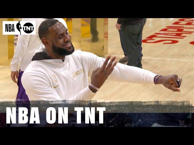 The Los Angeles Lakers Celebrate Their 17th Championship on Opening Night | NBA on TNT