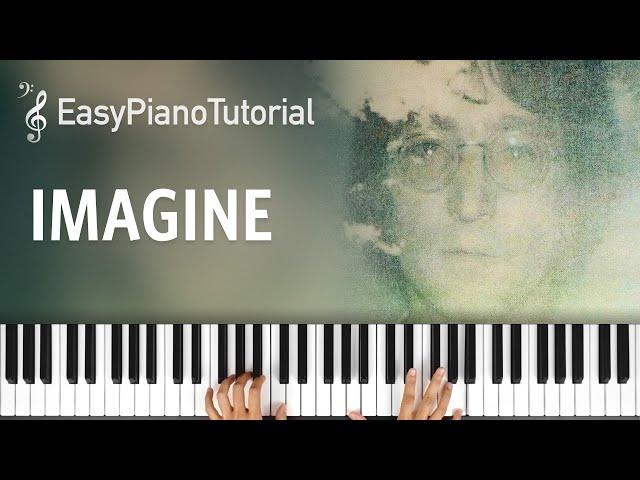 Imagine (John Lennon)- Piano Tutorial + Free Sheet Music