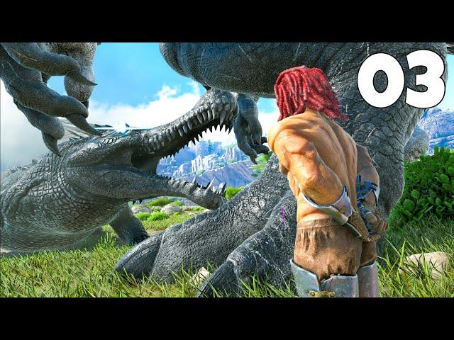 The Boss Anikka & Taming King Kaiju  - Demon World Episode 03 | Ark Survival Evolved