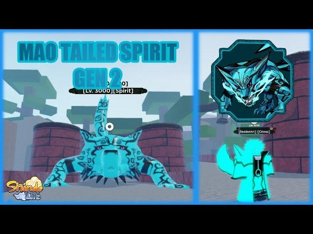 Mao Tailed Spirit Gen 2 Showcase | Shindo Life