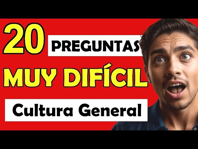 ¿Te Atreves? Las 20 Preguntas de cultura general  de Este Canal Desafiarán tu Conocimiento al Máximo