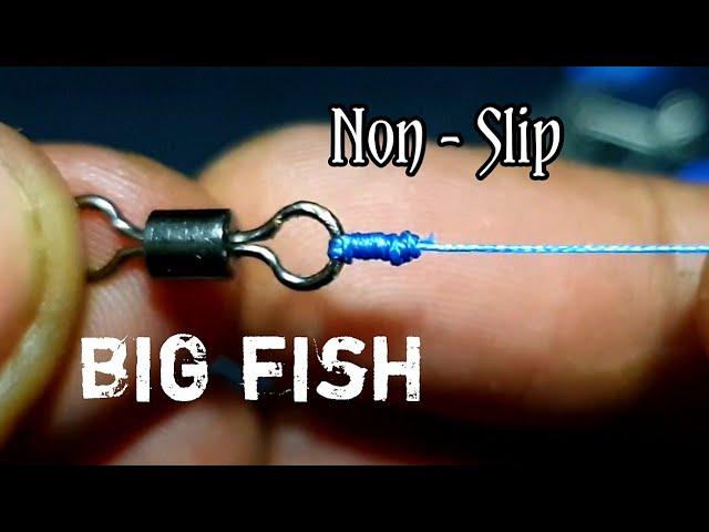 How To tie Braid To Swivel || Swivel knot fishing || Best fishing knot