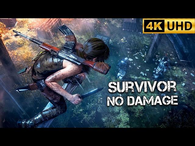 Rise of the Tomb Raider - Aggressive & Stealth Kills Non Elite | Immersive NO HUD [4K UHD 60FPS]