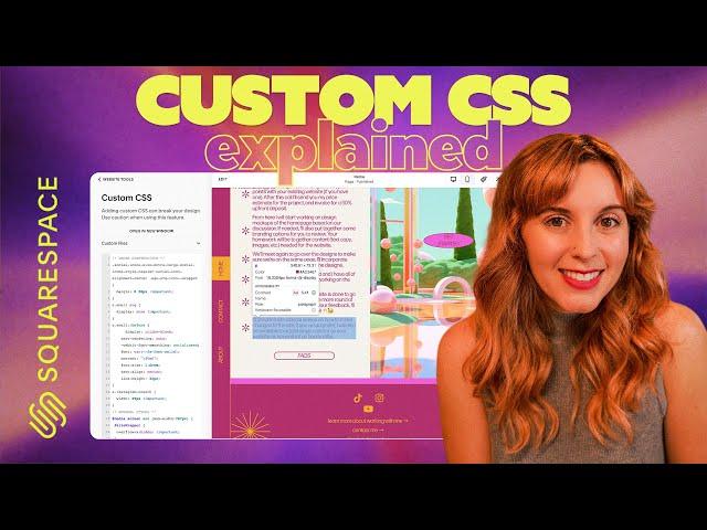 How To Use Custom CSS in a Squarespace Website