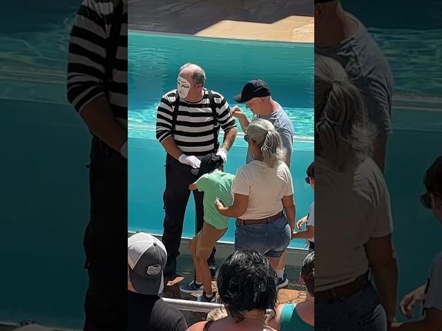 good trick  it is back  Tom mime seaworld #seaworldmime #comedyvideos #funny #mime  #seaworld