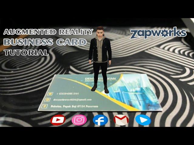 How To Make Augmented Reality Business Card Web Based With Zapworks