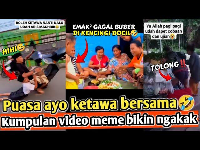 Kumpulan video lucu lucu tiktok bikin ngakakhiburan di bulan puasa ayo ketawa‼️REACT VIDEO MEME