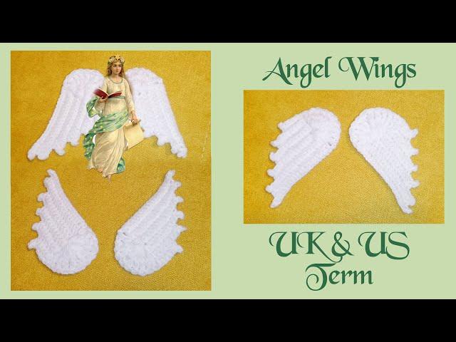 Crochet Wings  How to do Angel Wings Free Pattern For Beginners