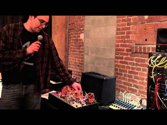 Industrial Music Electronics Demo at Patchwerks Seattle Synth Meet - April 2016