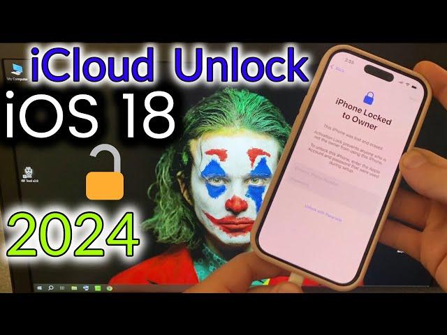 iOS 18 Bypass iCloud Unlock iPhone Activation Lock Removal 2024