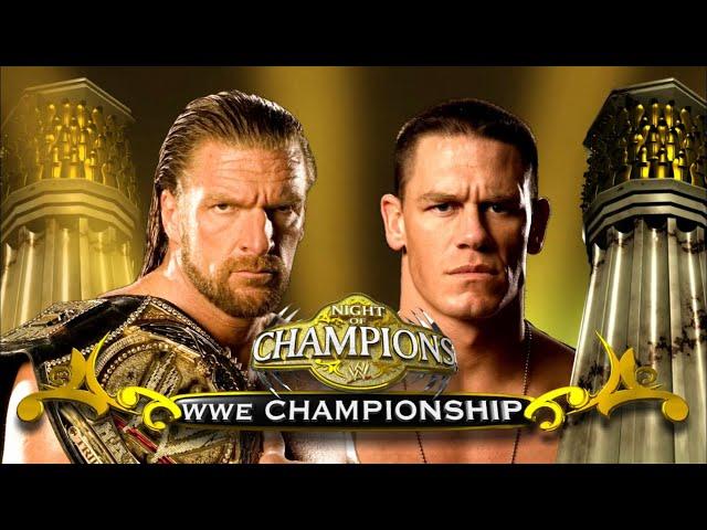 Story of Triple H vs. John Cena | Night Of Champions 2008