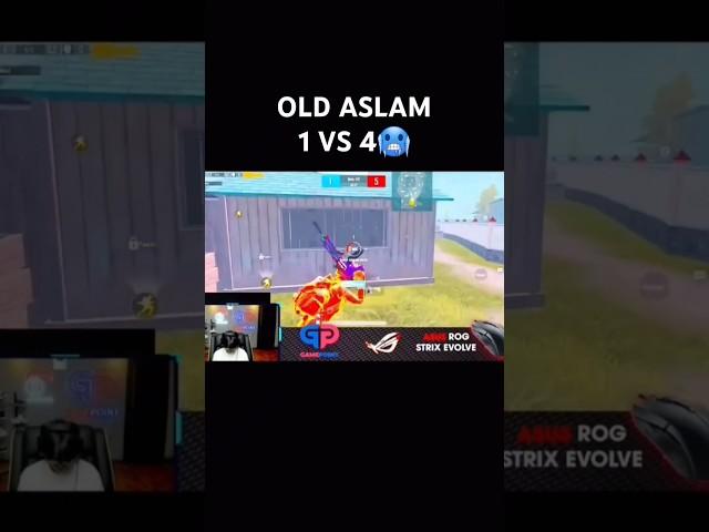 OLD ASLAM 1 VS 4 #pubgmobile #tdm #shorts