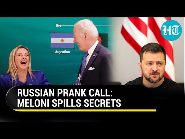 Italy PM Fooled, Makes Big Confession On Ukraine During Prank Call By Russian Comedians