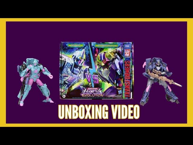 Unboxing Transformers Legacy Evolution Deluxe Senate Guard Autobot Javelin & Ascenticon Kaskade