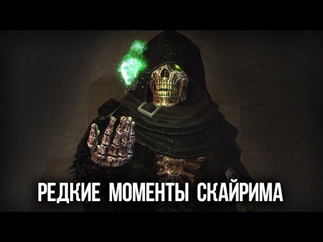 Skyrim РЕДКИЕ МОМЕНТЫ которые мало кому доводилось видеть