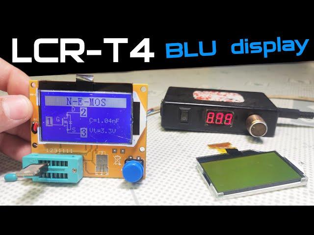 LCR-T4 Замена дисплея на ESR тестере. Транзистор тестер Mega328