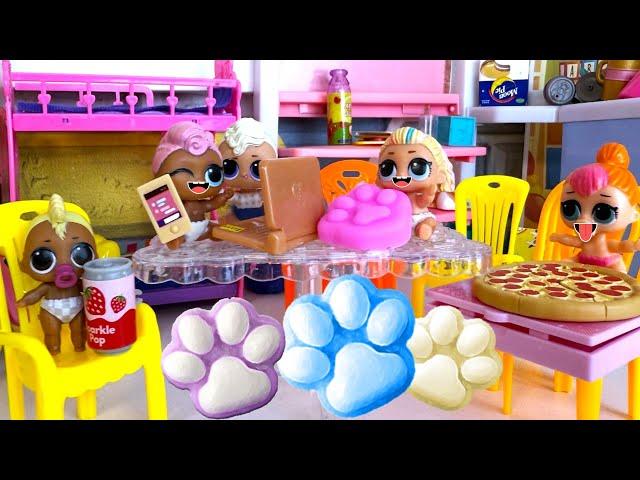 KINDERGARTEN WITHOUT TUTORS LOL surprise dolls, TABA PAWS! Funny cartoons by DARINELKA