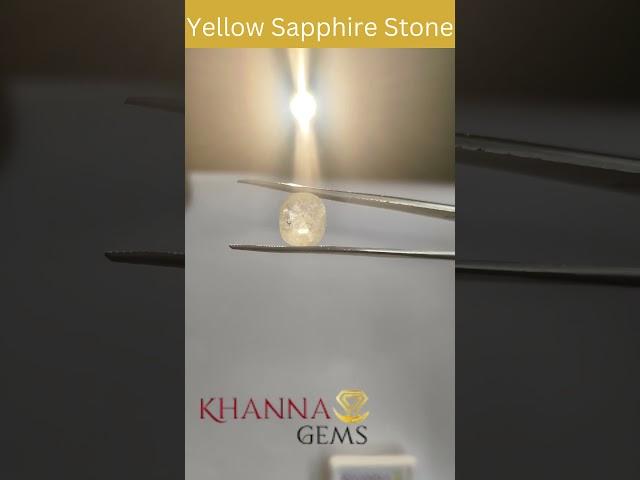 Yellow sapphire stone  WT:5.85CT  C.No.7332D28765