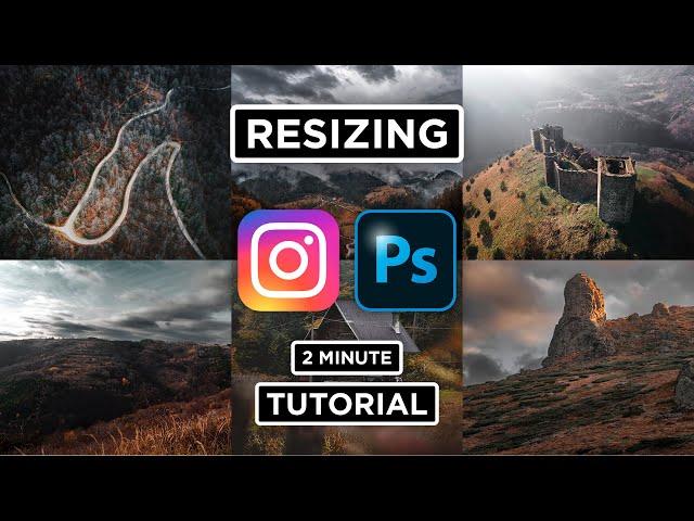 How to Resize & Export Your Photos in Photoshop For Instagram #2MinuteTutorial