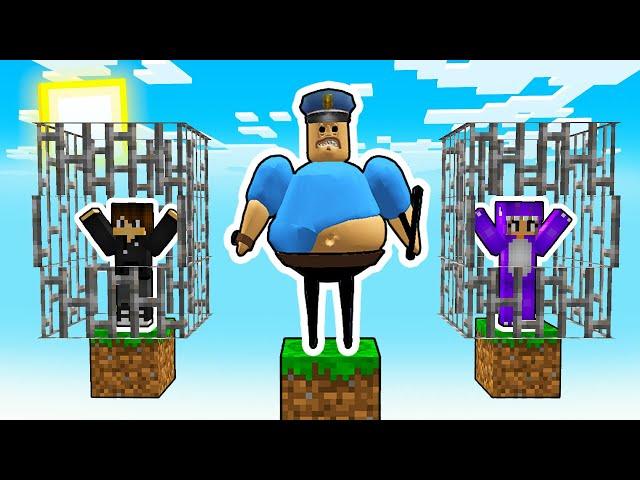 МАЙНКРАФТ НО НА ОДНОМ БЛОКЕ ЗЛОЙ ОХРАННИК В МАЙНКРАФТЕ! ЕНОТИК ФИАЛКА И НУБИК MINECRAFT