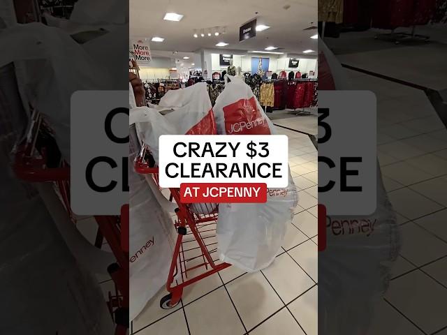 RUN! CRAZY $3 CLEARANCE SALE AT JCPENNY  #shopping #clearance